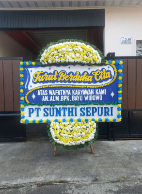 Papan Bunga Duka di Kwanyar